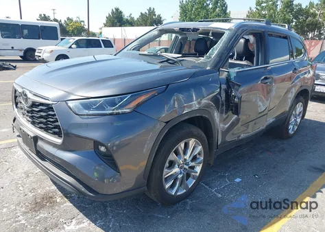 2024 Toyota Highlander Limited z USA, uszkodzony, nr VIN 5TDKDRAH0RS548452